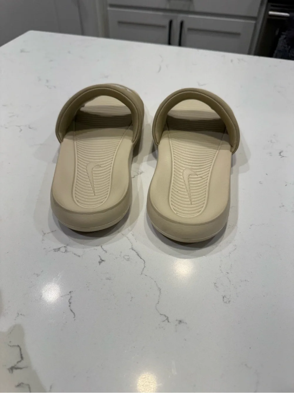 Nike Men's Victori One Slides - Limestone Tan size 8